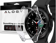 Púzdro Alogy Silikónové púzdro Alogy pre Samsung Galaxy Watch 4 Classic 42mm Transparent