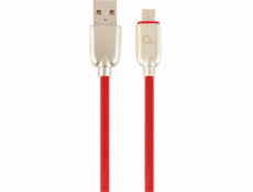 Gembird USB-A - microUSB kábel 2 m červený (CC-USB2R-AMmBM-2M-R)
