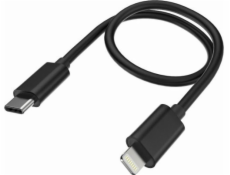 FiiO USB-C – Lightning kábel 0,2 m čierny (6953175730507)