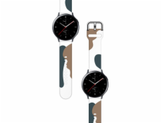 Hurtel Strap Camo Band pre Samsung Galaxy Watch 42mm silikónový remienok Camo Watch náramok (1)