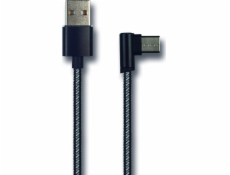 USB 2GO USB-A - USB-C kábel 1 m čierny (797007)