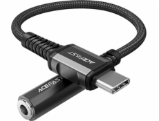 Acefast C1-07 čierny USB adaptér USB-C - Jack 3,5 mm čierny (6974316280606)