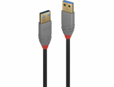Lindy USB kabel USB-A – USB-A 0,5 m černý (36750)