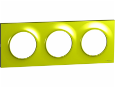 Triple verde/celadon rám ve stylu Schneider Electric Odace (S52P706H)