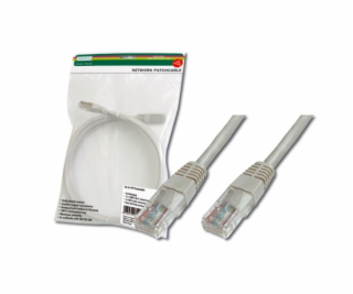 Digitus Patch Cable, UTP, CAT 5e, AWG 26/7, šedý 2m