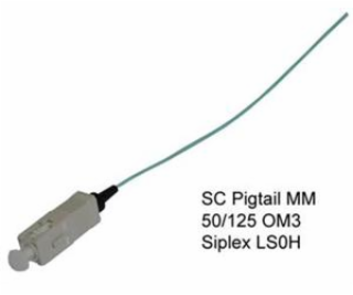 Pigtail Fiber Optic SC / PC 50/125MM, 1m OM3