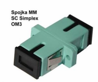 Optická spojka SC / PC multi mode 50/125 simplex OM3