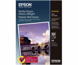 Epson Matte Paper Heavy Weight A4, 50 Sheet, 167g    S041256