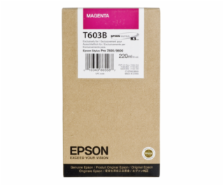 Epson ink cartridge magenta T 603  220 ml             T 603B