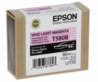 Epson ink cartridge vivid light magenta T 580 80 ml      ...