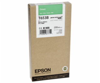 Epson ink cartridge green T 653 200 ml              T 653B