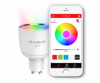 MiPow Playbulb Spot LED GU10 4W (25W) RGB biela