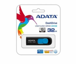 ADATA Flash Disk 32GB USB 3.0 Dash Drive UV128, černý/mod...
