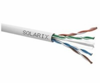 Instalační kabel Solarix UTP, Cat6, drát, PVC, box 305m S...