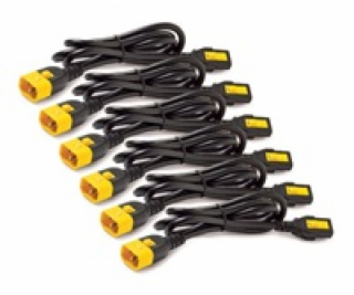 APC Power Cord Kit, (6ea), Locking, 10A, 100-230V, C13 to...