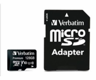 Verbatim microSDXC         128GB Class 10 UHS-I incl Adapter