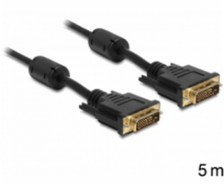 Delock pripojovací kábel DVI-D 24 +1 samec&gt; samec 5 m