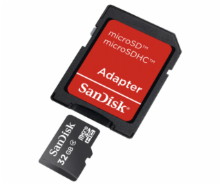 SanDisk MicroSDHC+SD Adapt. 32GB SDSDQM-032G-B35A