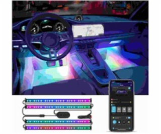Govee RGBIC Interior Car Lights Smart strip light Transpa...