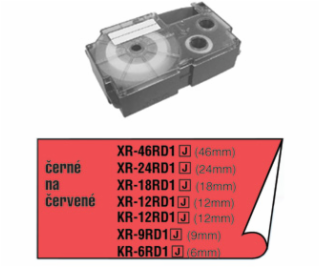 Barvící páska Casio XR 9 RD1 
