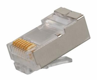 Konektor RJ45 STP 8p8c Cat.6 drát 10ks