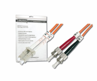 Digitus Fiber Optic Patch Cable, LC to ST, 62.5/125 µ, Du...