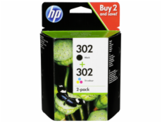 HP X4D37AE Combo 2-Pack BK/Color No. 302