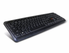 C-TECH klávesnice KB-102 USB, slim, black, CZ/SK