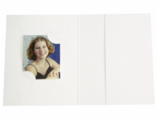 1x100 Daiber Passport photograph folders for 3 sizes , white