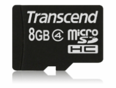 Transcend 8GB microSDHC (Class 4) pamäťová karta (bez adaptéra)