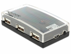 DeLock HUB USB 2.0 4-portový externý vr. napájača