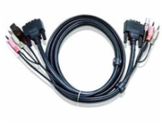 ATEN int.kabel pre KVM USB, DVI 5m pre CS1764