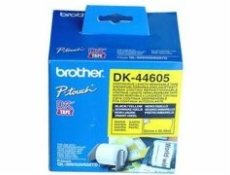 BROTHER DK44605, Removable Yellow Paper Tape 62mm x 30.48m