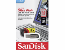 SanDisk Cruzer Ultra Flair  64GB USB 3.0 150MB/s  SDCZ73-064G-G46