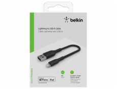 Belkin blesk Lade/Sync kabel 15cm, ummantelt, mfi zert, cier.
