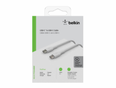 Belkin USB-C/USB-C kabel 1m ummantelt, biela CAB004bt1MWH
