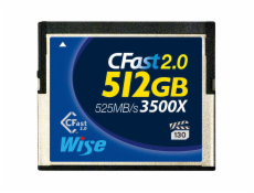 Wise CFast 2.0 karta 3500x 512GB modra
