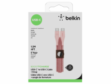 Belkin DuraTek Plus USB-C/USB-C 1,2m, pink        F8J241bt04-PNK