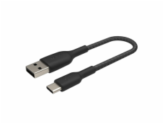 Belkin USB-C/USB-A Cable 15cm braided, black CAB002bt0MBK