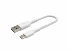 Belkin USB-C/USB-A Cable 15cm braided, white CAB002bt0MWH