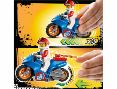 LEGO® CITY 60298 Kaskadérska motorka s raketovým pohonom
