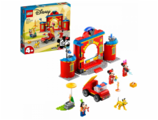 LEGO® Disney 10776 Hasičská stanica a auto Mickeyho a priateľov