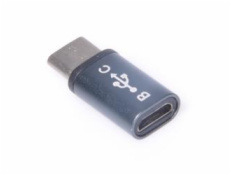 PremiumCord adaptér USB C samec-Micro USB B samica