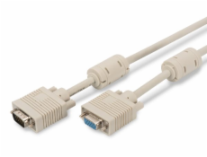 Kabel przedłużający VGA 1080p 60Hz FHD Typ DSUB15/DSUB15 M/Ż szary 5m