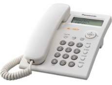 Biely stolný telefón Panasonic KX-TSC11PDW