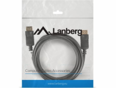 Lanberg CA-DPDP-10CC-0030-BK DisplayPort cable 3 m Black