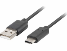 Lanberg USB-C - USB A kábel 0,5 m čierny (CA-USBO-10CU-0005-BK)