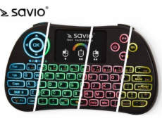 Savio KW-03 bezdrôtová čierna americká klávesnica (KW-03)