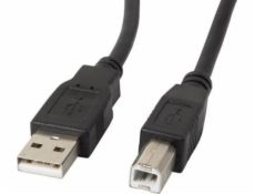 Lanberg CA-USBA-10CC-0005-BK USB cable 0 5 m 2.0 USB B Black