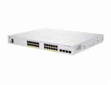 Cisco CBS250-24P-4X-EU network switch Managed L2/L3 Gigabit Ethernet (10/100/1000) Silver